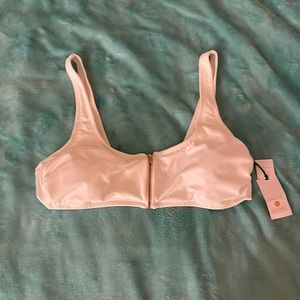 Shade & Shore bikini top with rose gold detailing